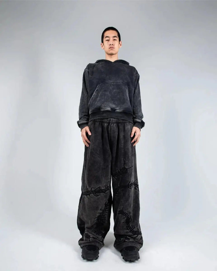 “Ghoul” Sweats (Washed Black) - pholoh