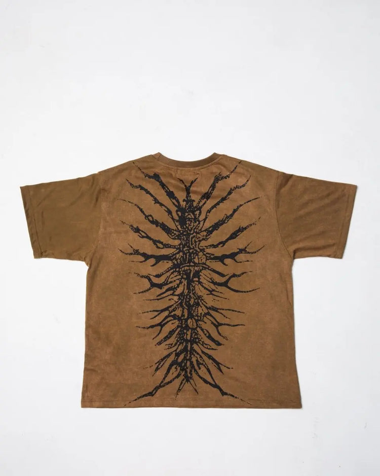"Ghoul" T-shirt (Dark Beige) - pholoh