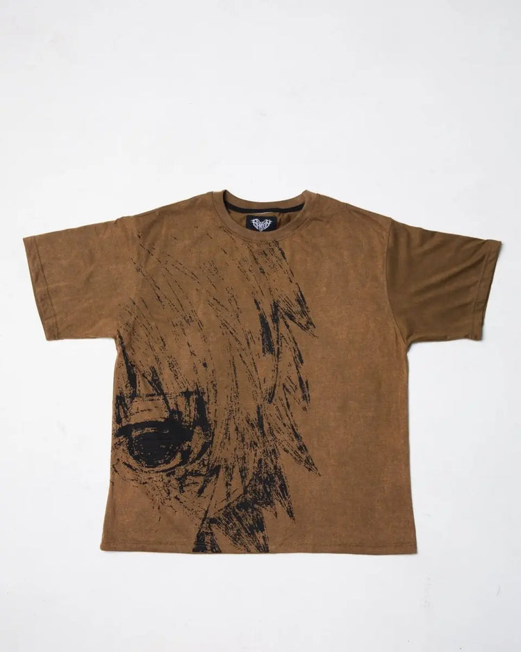 "Ghoul" T-shirt (Dark Beige) - pholoh