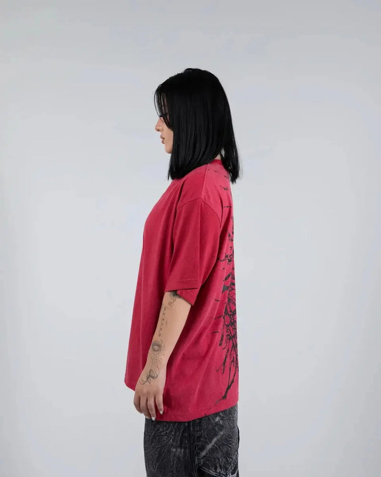 "Ghoul" T-Shirt (Red) - pholoh