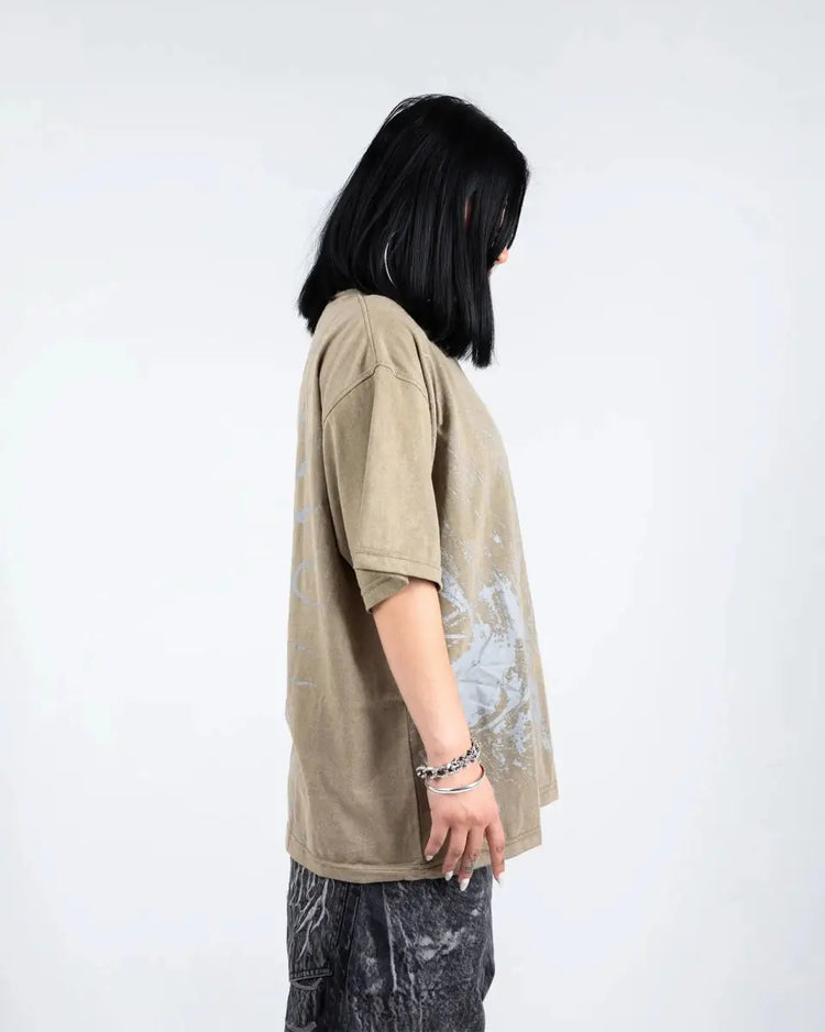 "Ghoul" T-shirt (Sand) - pholoh