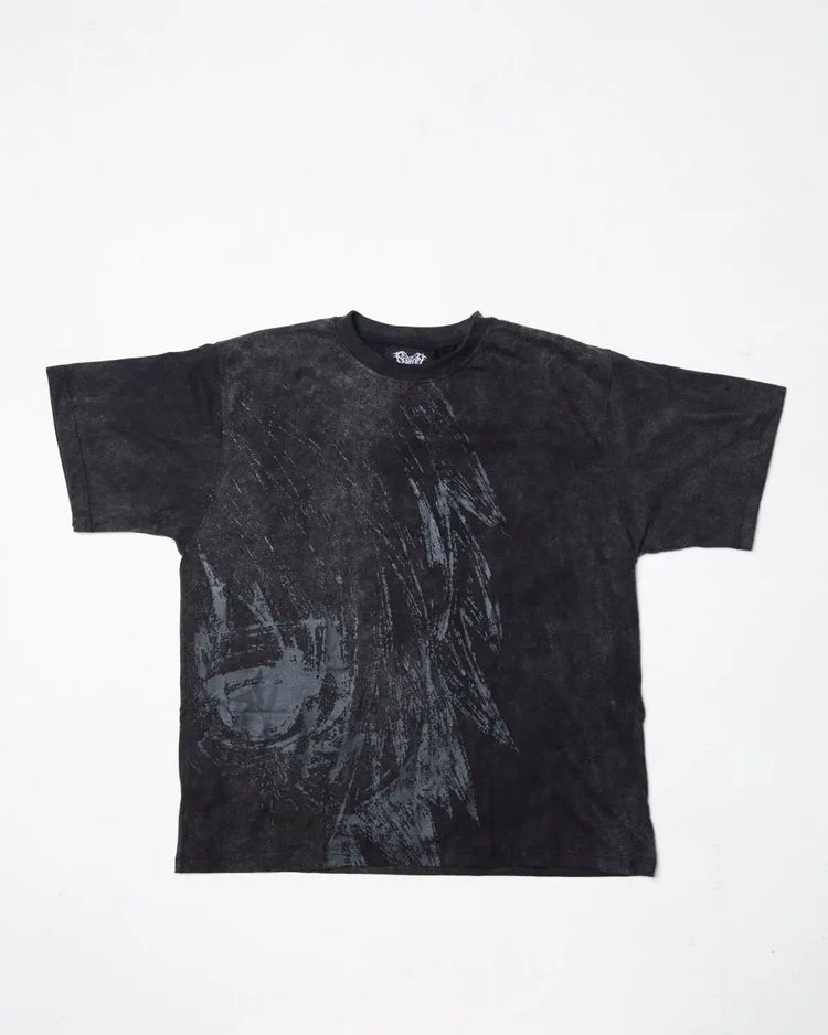 "Ghoul" T-Shirt (Washed Black) - pholoh