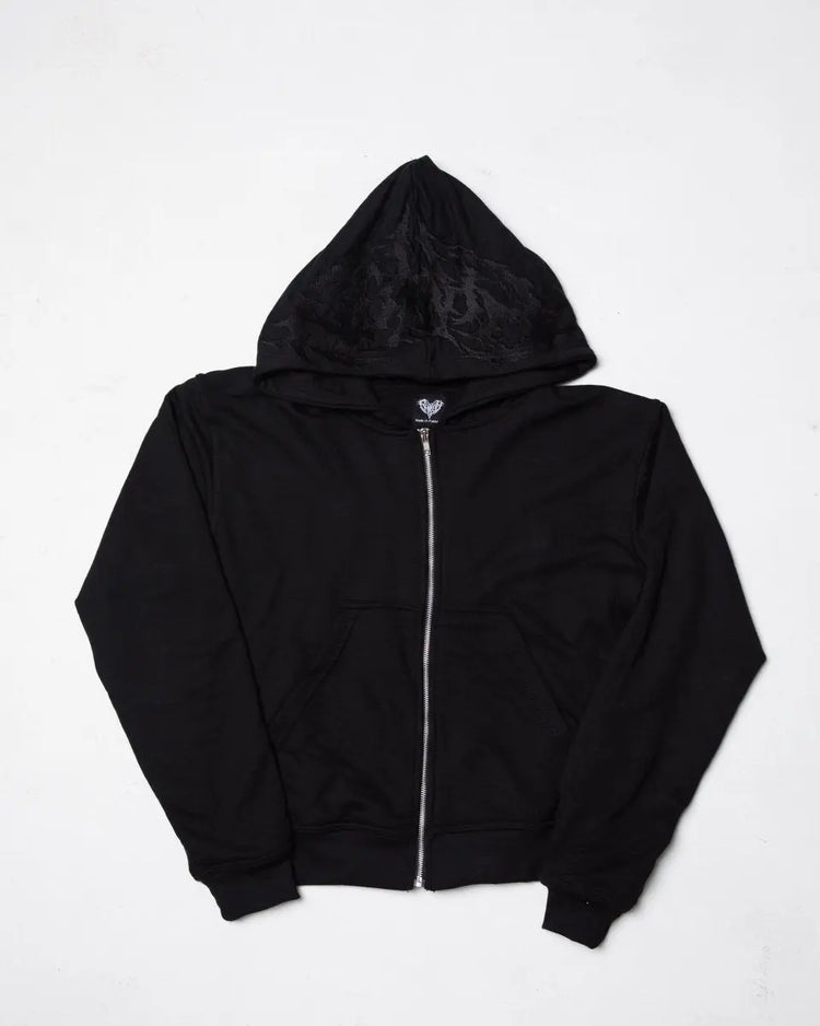 “Ghoul” ZIP - UP (Black) - pholoh
