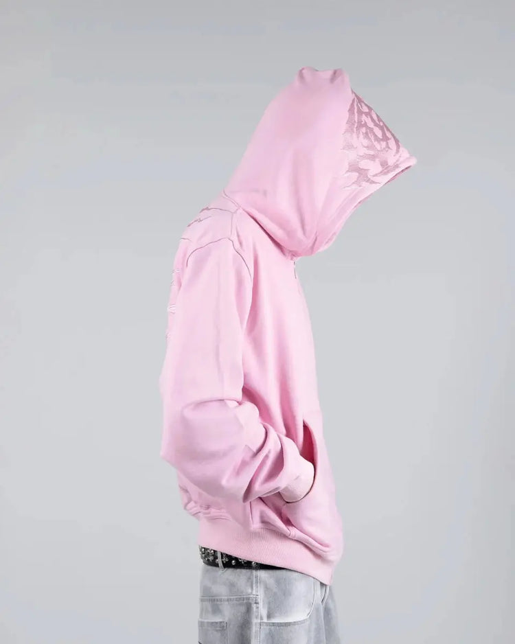 “Ghoul” ZIP - UP (Light Pink) - pholoh