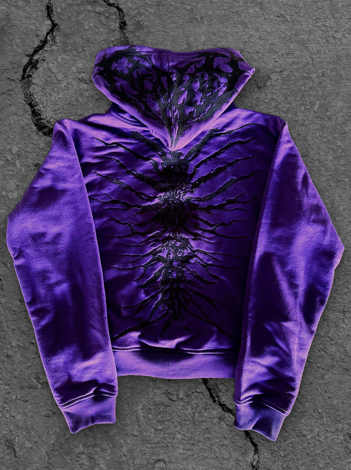“Ghoul” Zip-Up (Purple)
