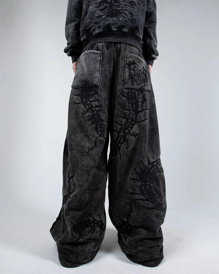 “Ghoul” Sweats (Washed Black)