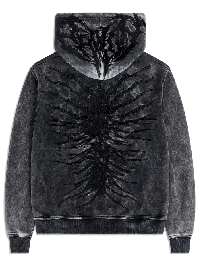 “Ghoul” Hoodie (Washed Black)