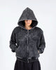 “Half a Million” Embroidery Zip-Up (Black)