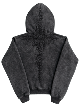 "Half a Million" Embroidered Hoodie (Black)