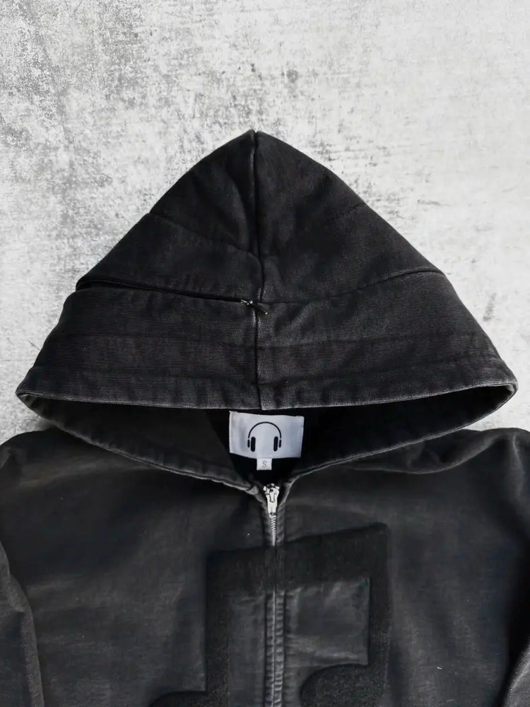 “Music Connects Us” v2 Zip (Black) - pholoh