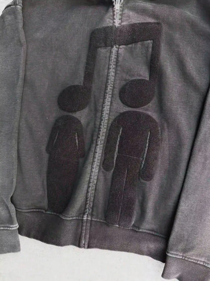 “Music Connects Us” v2 Zip (Black) - pholoh