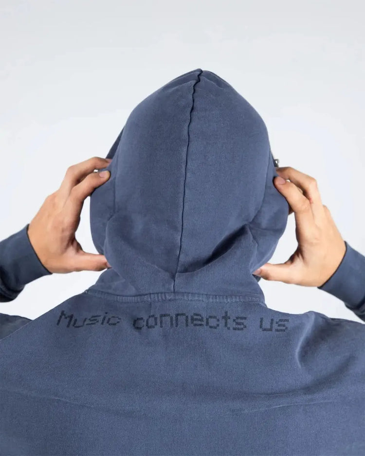 “Music Connects Us” v2 Zip (Grey) - pholoh