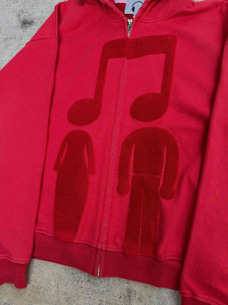 “Music Connects Us” v2 Zip (Red) pholoh