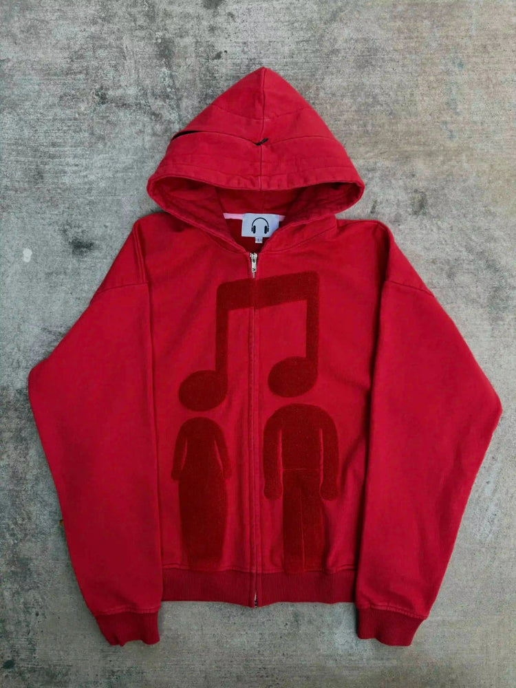 “Music Connects Us” v2 Zip (Red) pholoh