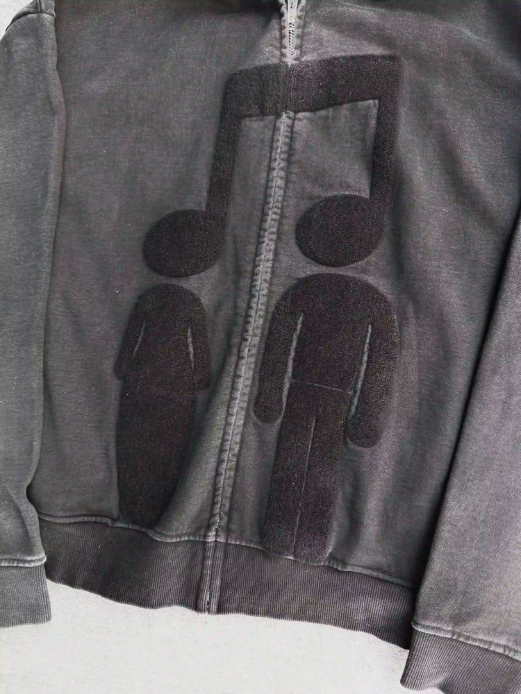 “Music Connects Us” v2 Zip (Black)