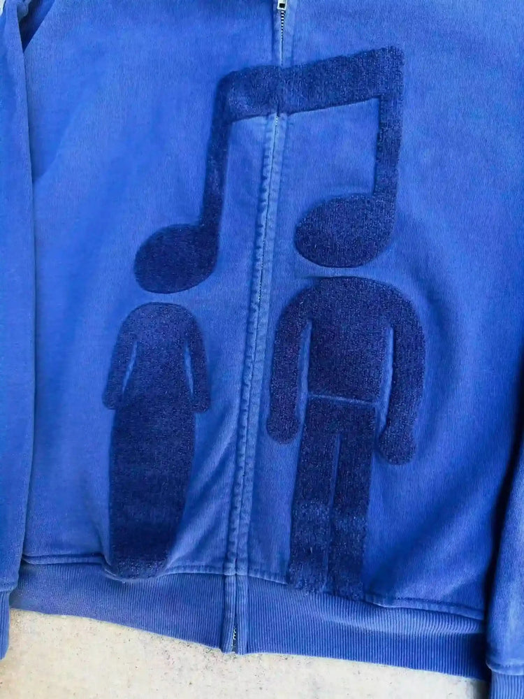 “Music Connects Us” v2 Zip (Blue)