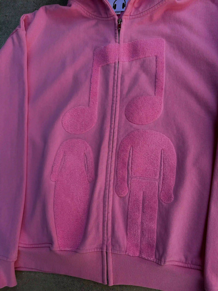 “Music Connects Us” v2 Zip (Pink)
