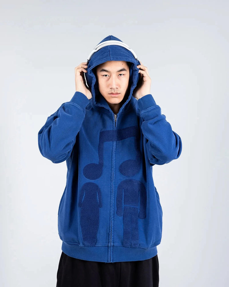 “Music Connects Us” v2 Zip (Blue)