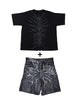 PHANTOM TROUPE JORTS+GHOUL ONYX TEE