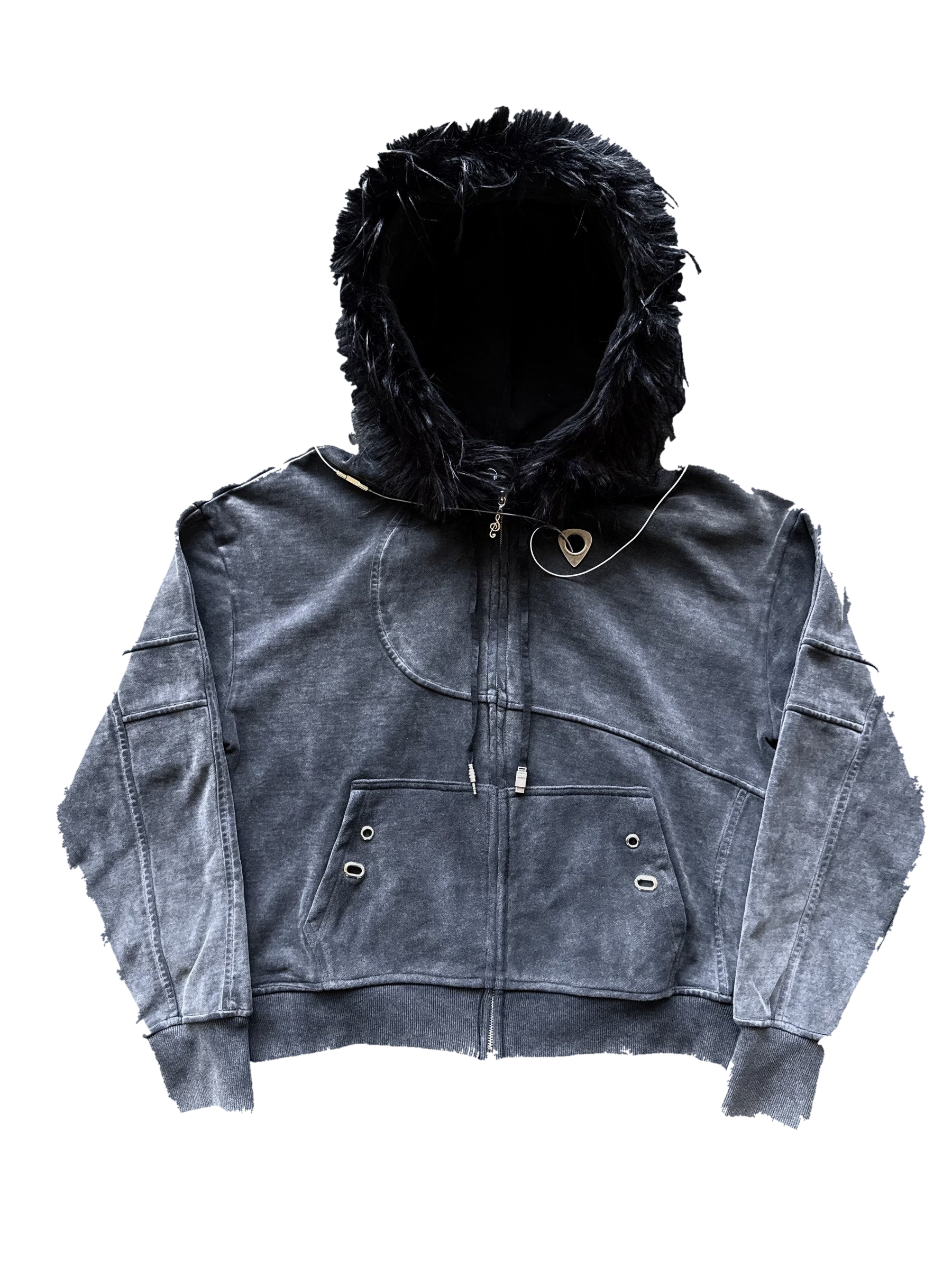 Aux” Fur-Zip (Stone) – pholoh