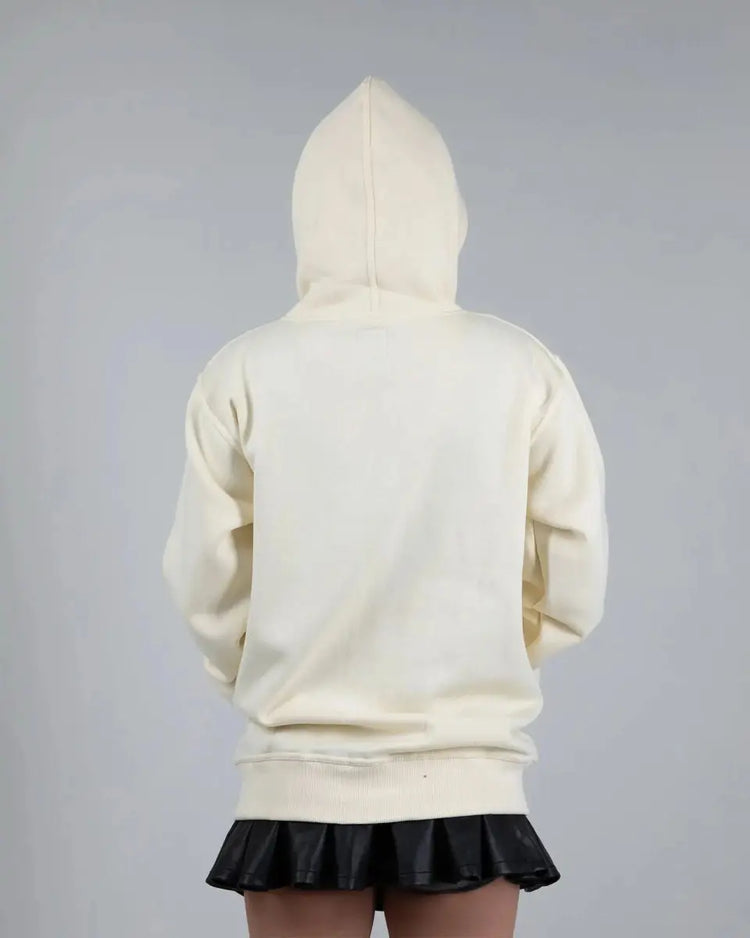 "Star Girl" Zip - Up (Cream) - pholoh