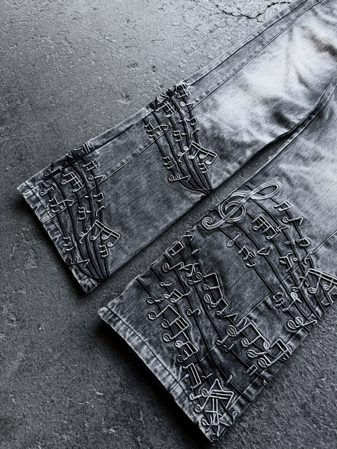“Tone” Flared Jeans (Stone)