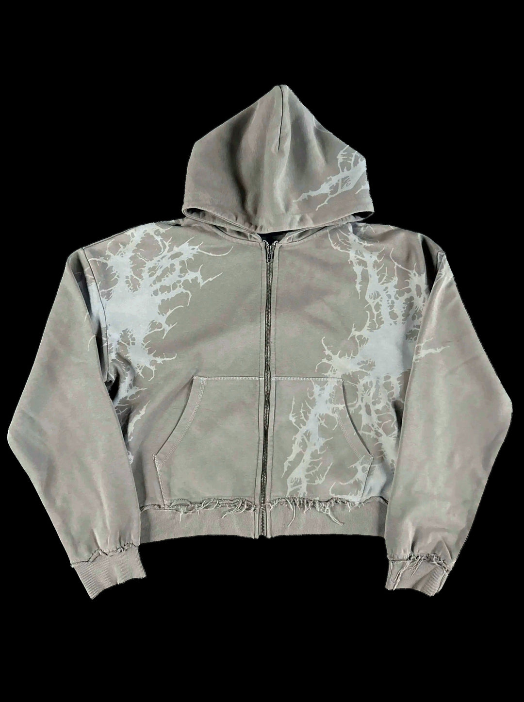 “Venom” Zip-Up (Tan) — on black