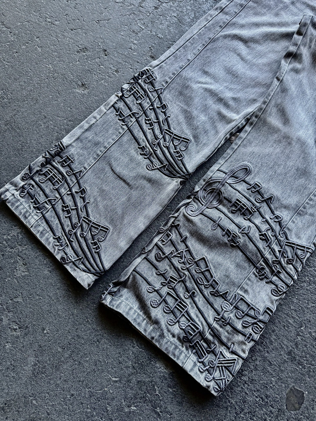 “Tone” Flared Jeans (Grey)