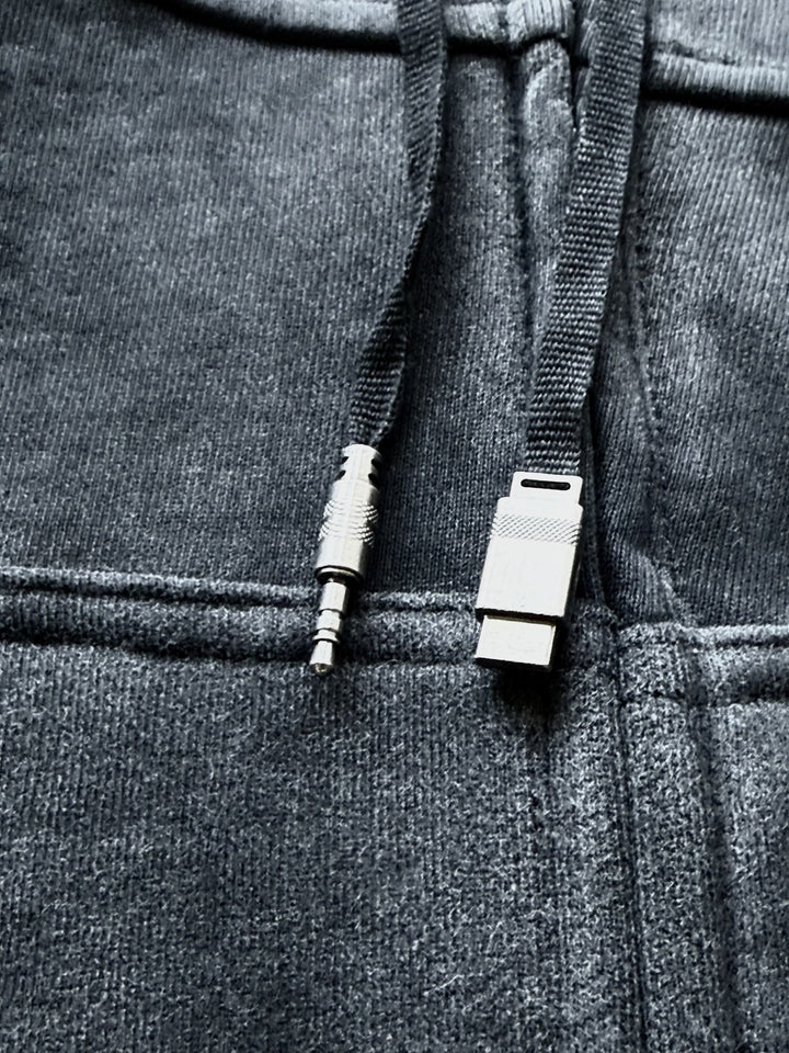 “Aux” Fur-Zip (Stone)