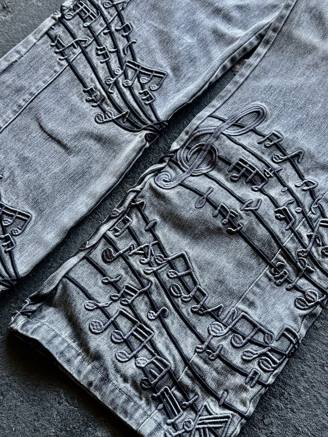 “Tone” Flared Jeans (Grey)