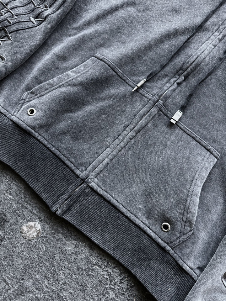 “808” Zip (Stone)