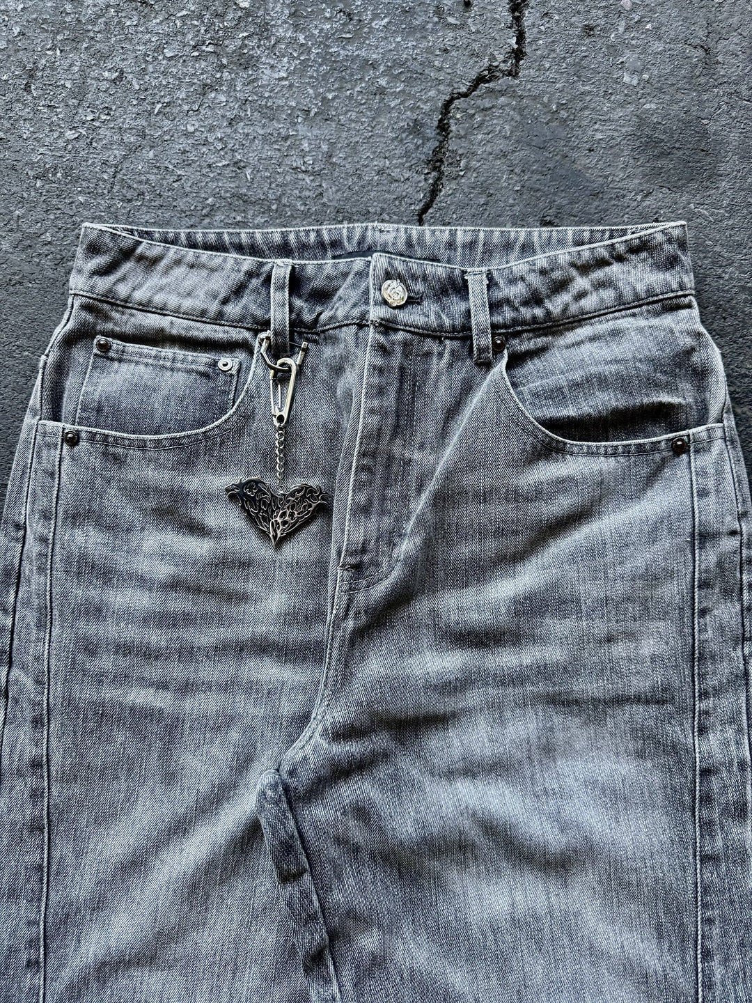 “Tone” Flared Jeans (Grey)