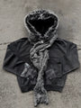 “Ryuk” Fur-Zip (with Scarf)