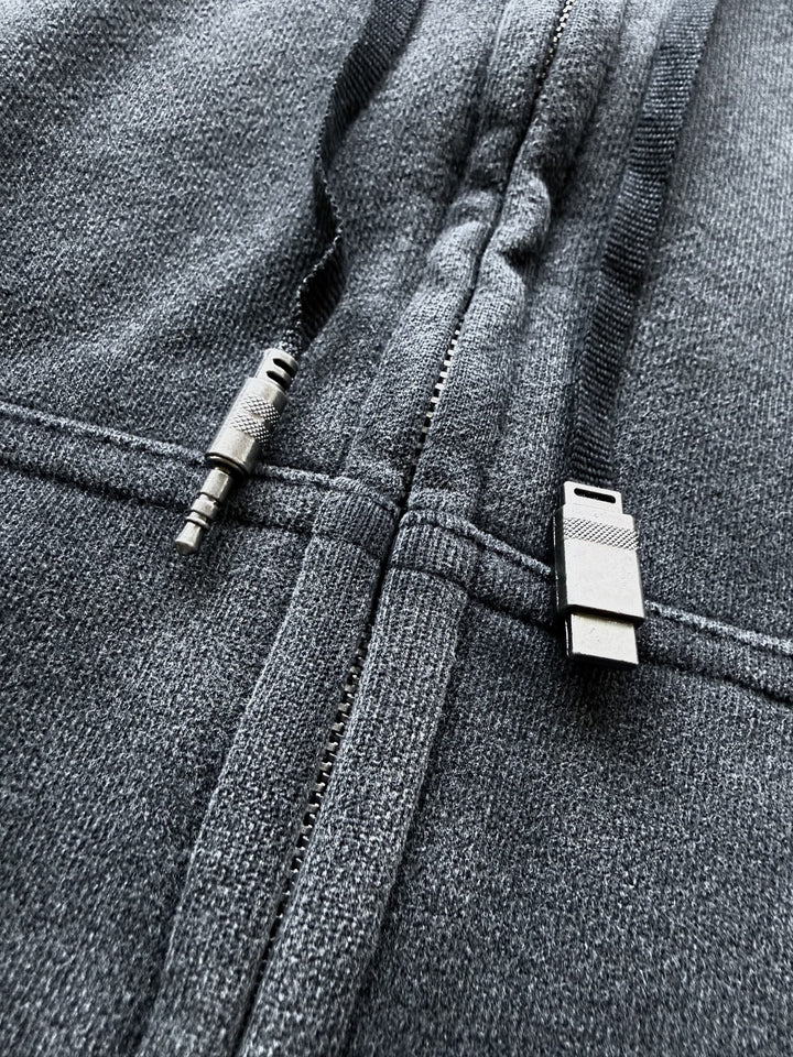 “808” Zip (Stone)