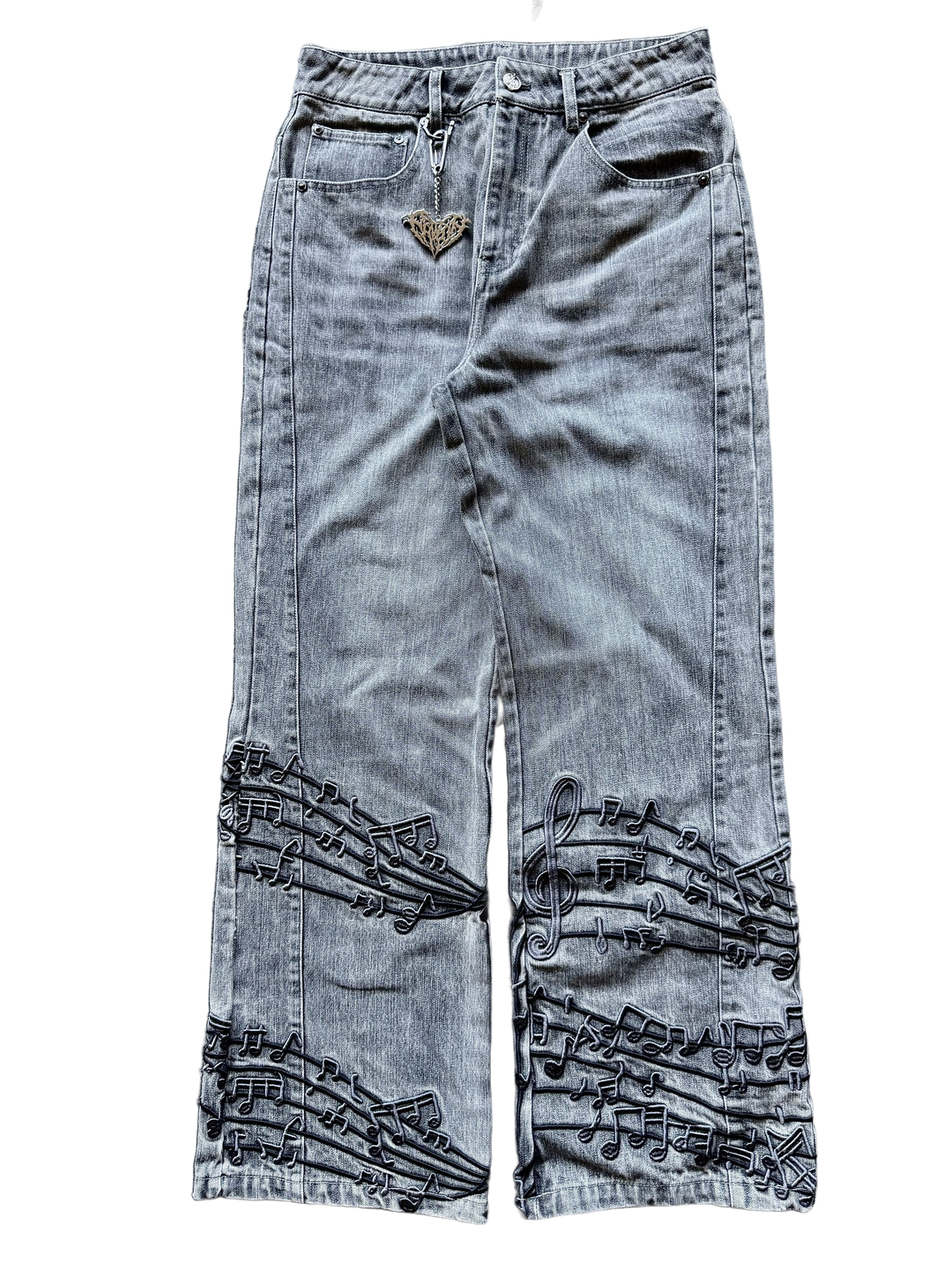 “Tone” Flared Jeans (Grey)