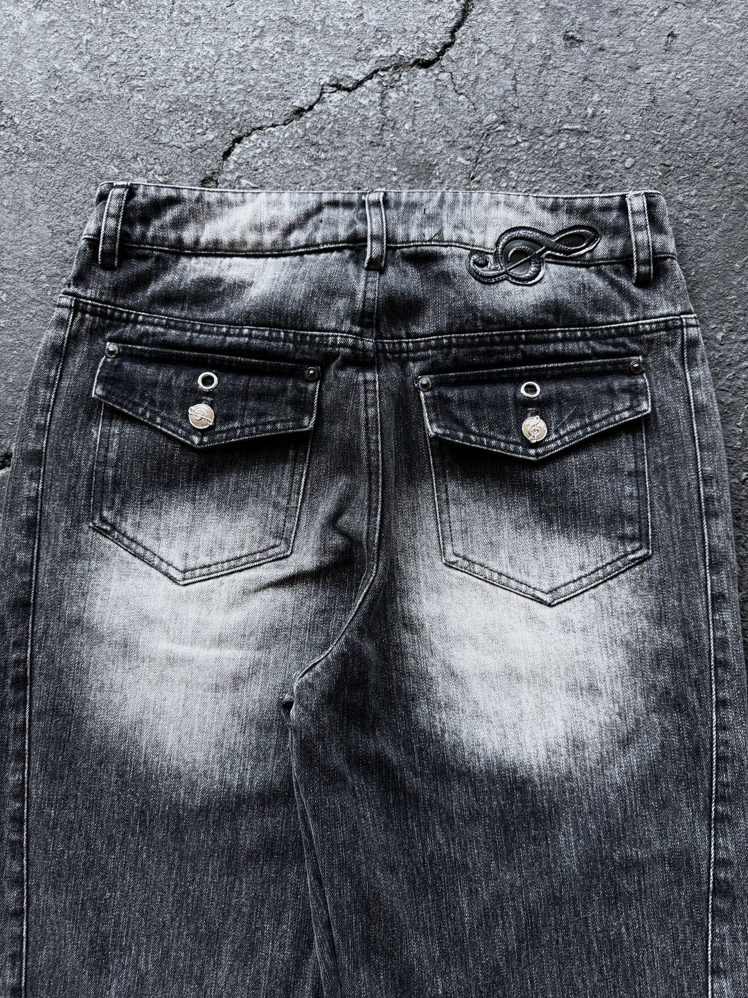 “Tone” Flared Jeans (Stone)