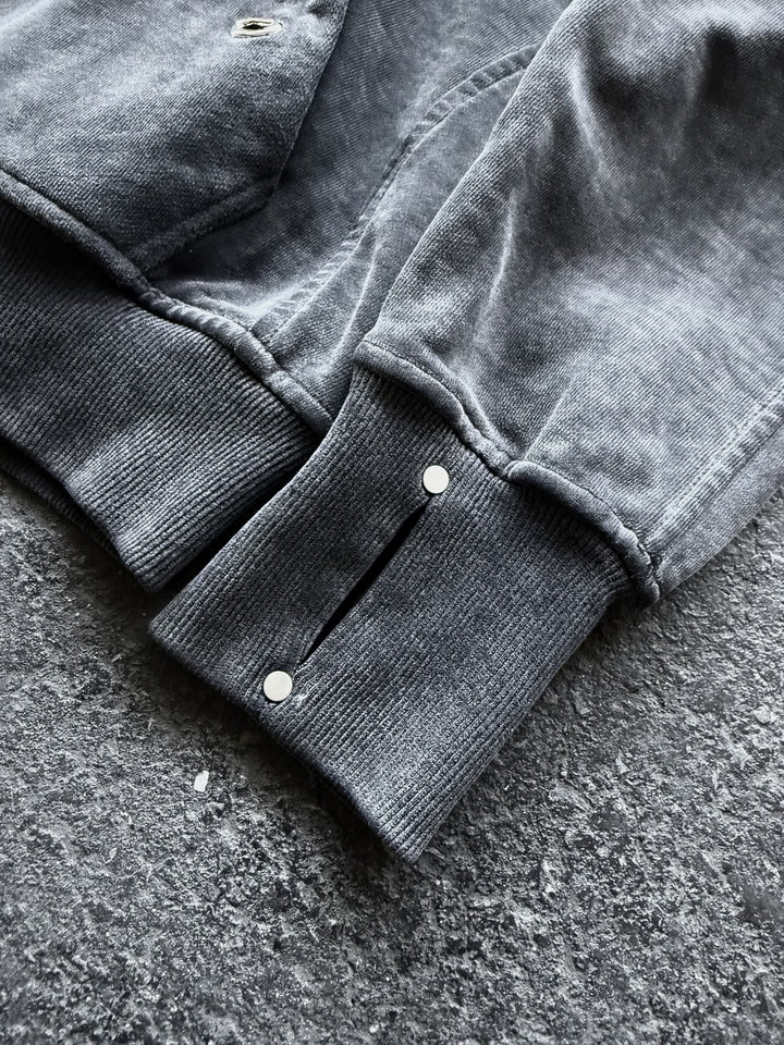 “Aux” Fur-Zip (Stone)
