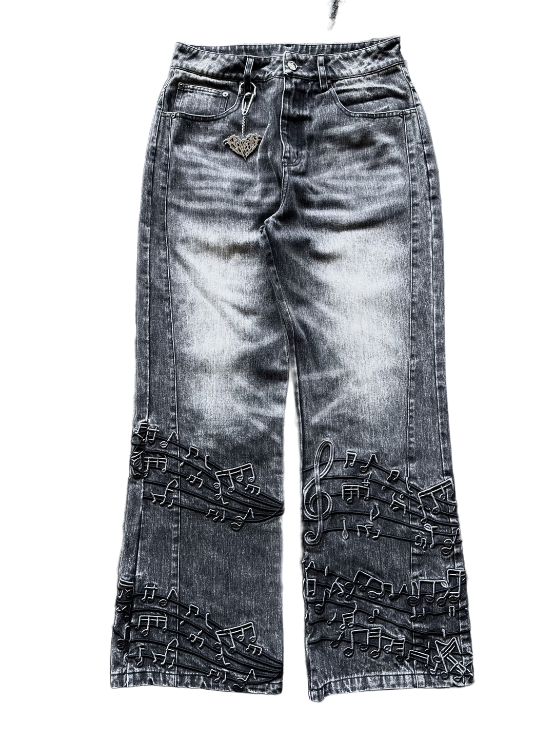 “Tone” Flared Jeans (Stone)
