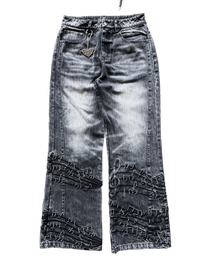 “Tone” Flared Jeans (Stone)