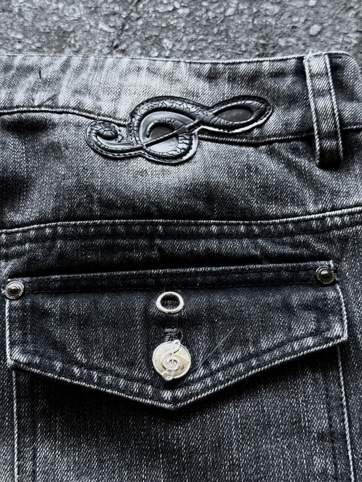 “Tone” Flared Jeans (Stone)
