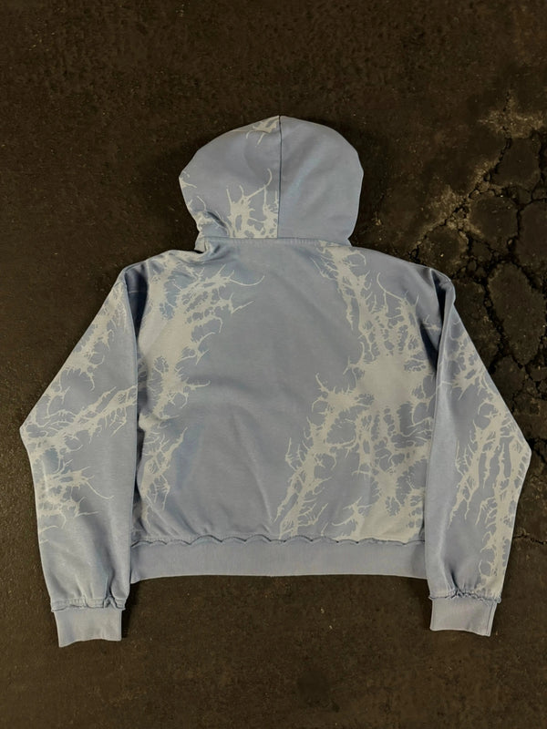“Venom” Zip-Up (Baby Blue) - Second Image