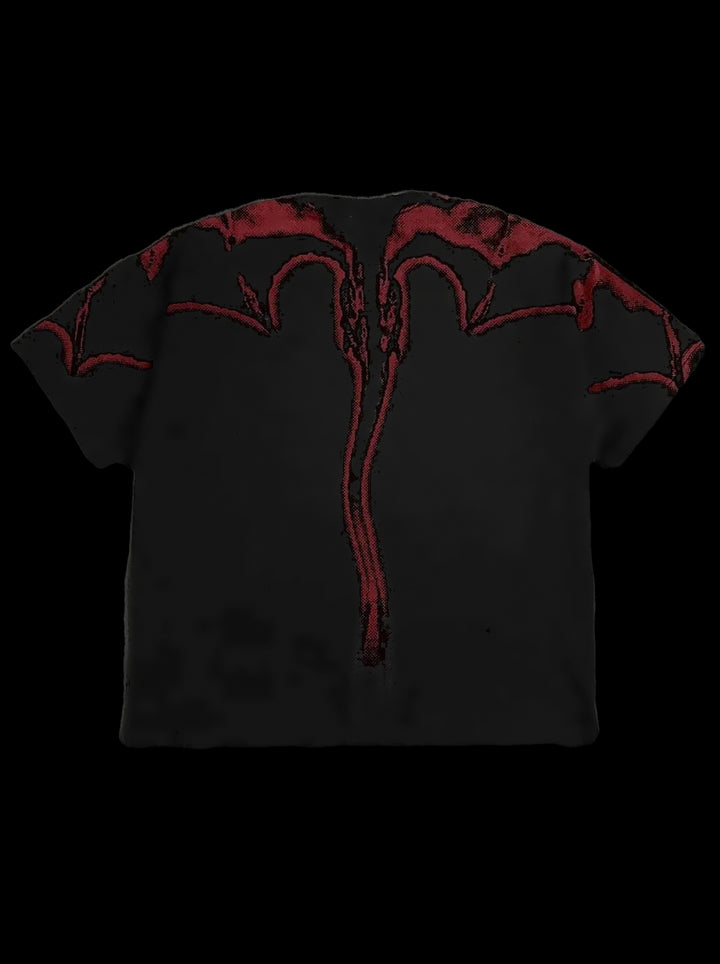 “Dragon” T-Shirt (Black) — on black