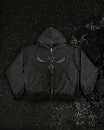 “Soul Eater” Zip-Up (Stone) pholoh