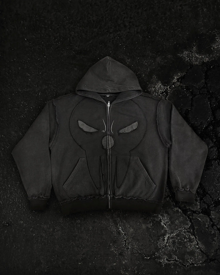 “Soul Eater” Zip-Up (Stone) pholoh