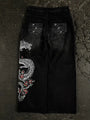 "Dragon" Jeans (Black) pholoh