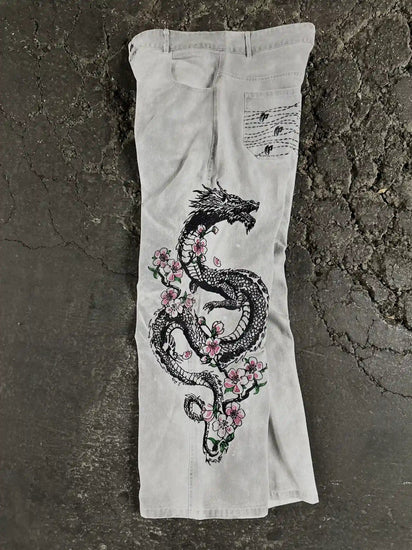 "Dragon" Jeans (White) pholoh