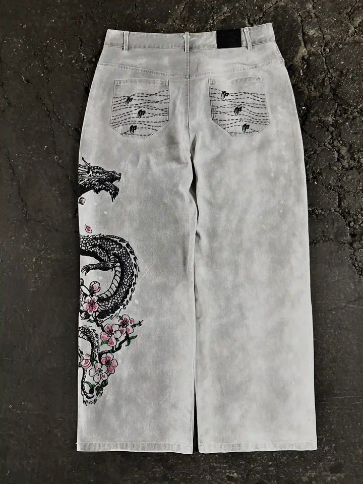 "Dragon" Jeans (White) pholoh