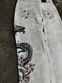 "Dragon" Jeans (White) pholoh