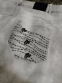"Dragon" Jeans (White) pholoh