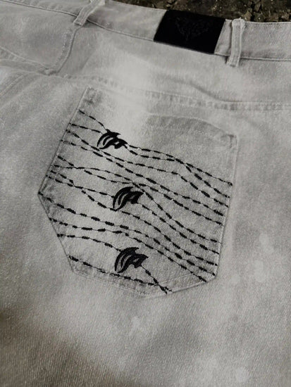 "Dragon" Jeans (White) pholoh